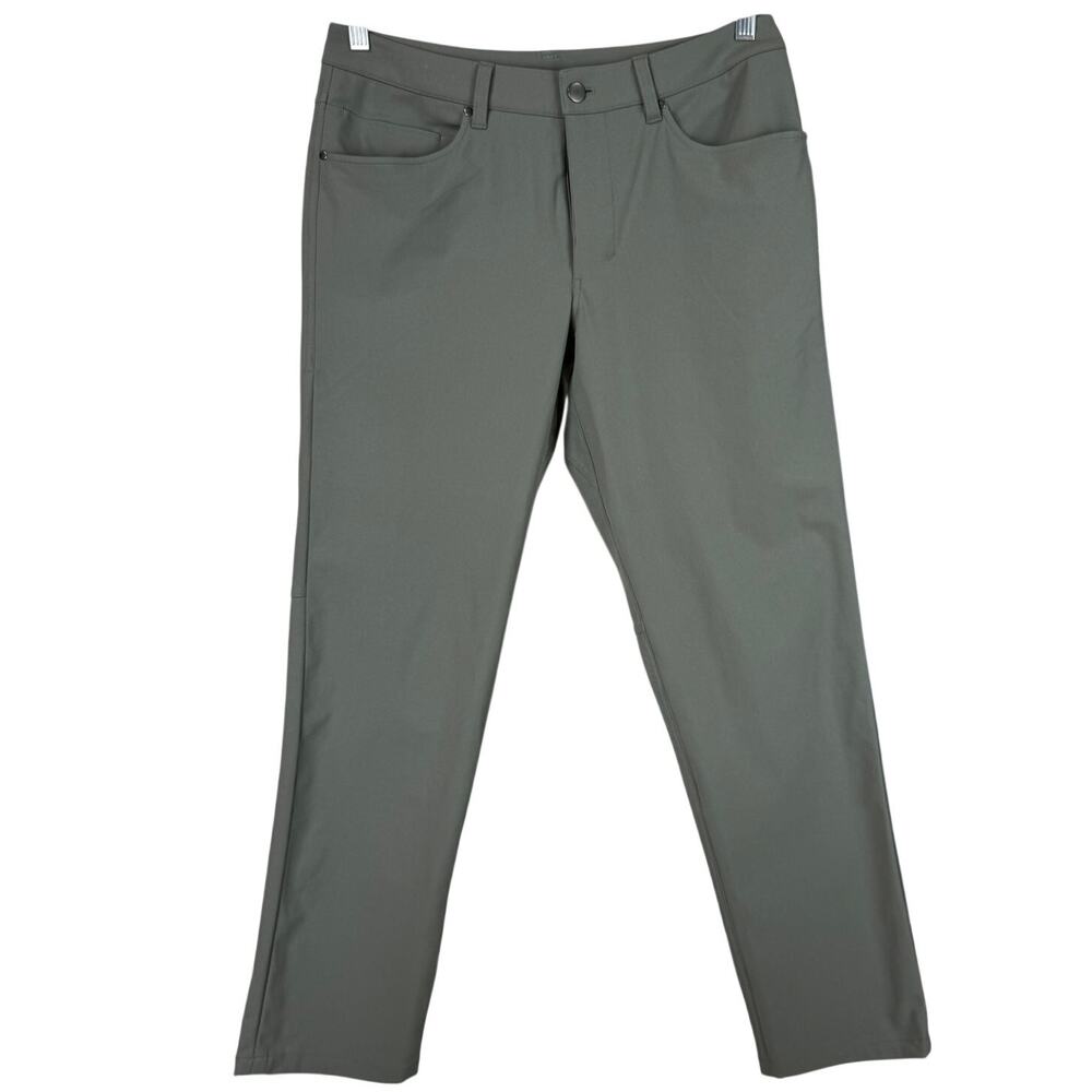 Lululemon ABC Pant Classic Warpstreme Grey Sage Men's Size 31 x 30 EUC